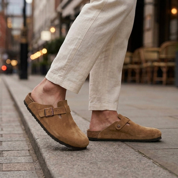 Lorenzo Suede Mules
