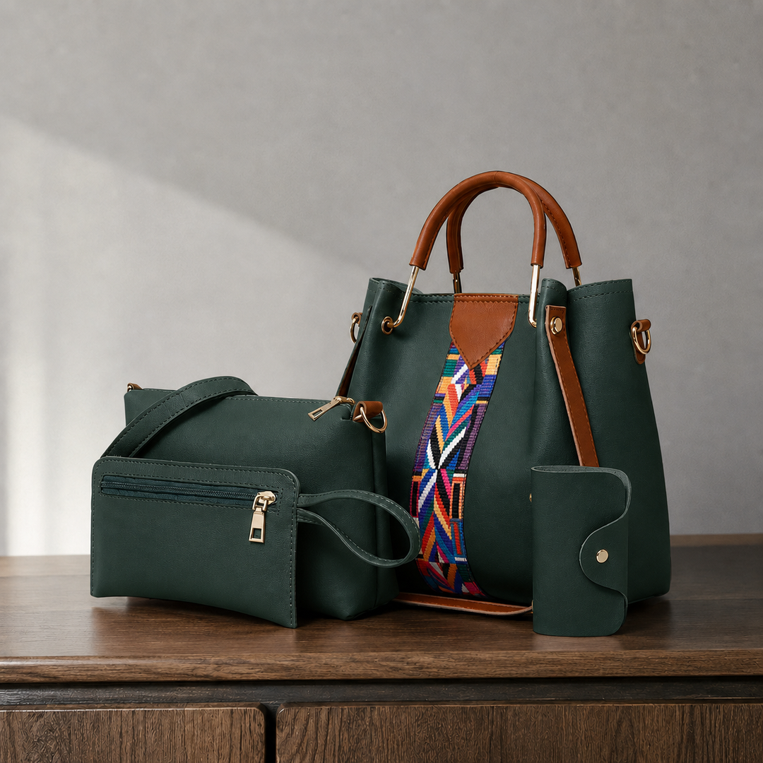 Arcuri Geo Handbag Set