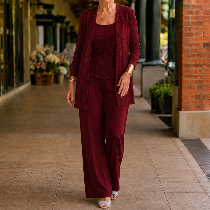 Elowen-Belle Sequined Pant Set