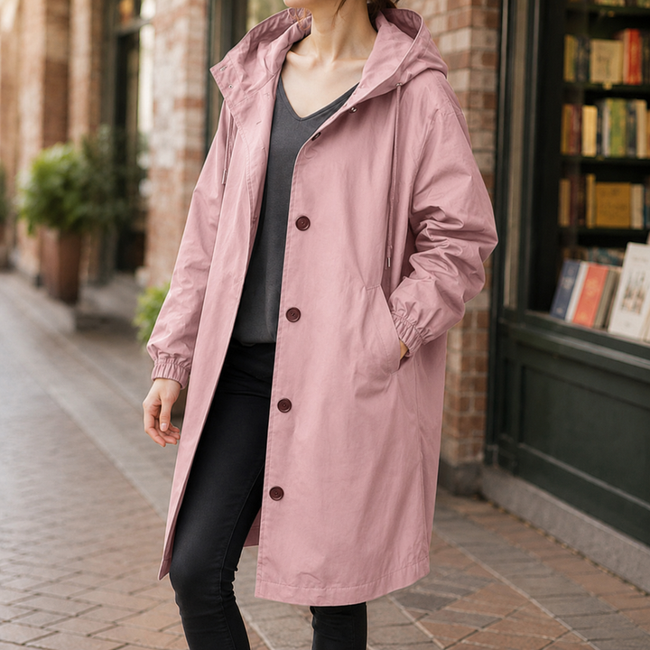 Zelda-Elise Hooded Overcoat