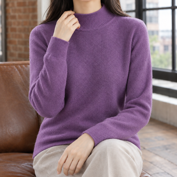 Jocasta Mock Neck Sweater