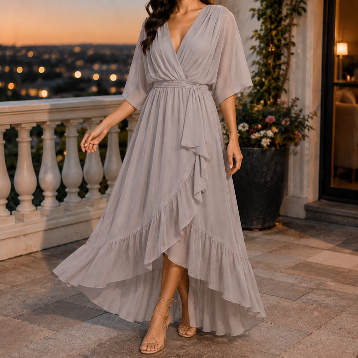 Fenella-Rae Wrap Maxi Dress