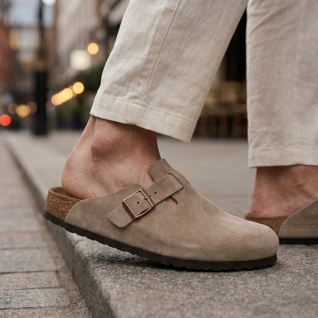 Lorenzo Suede Mules