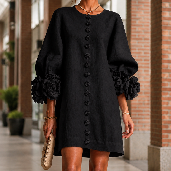 Elise Floral Cuff Dress