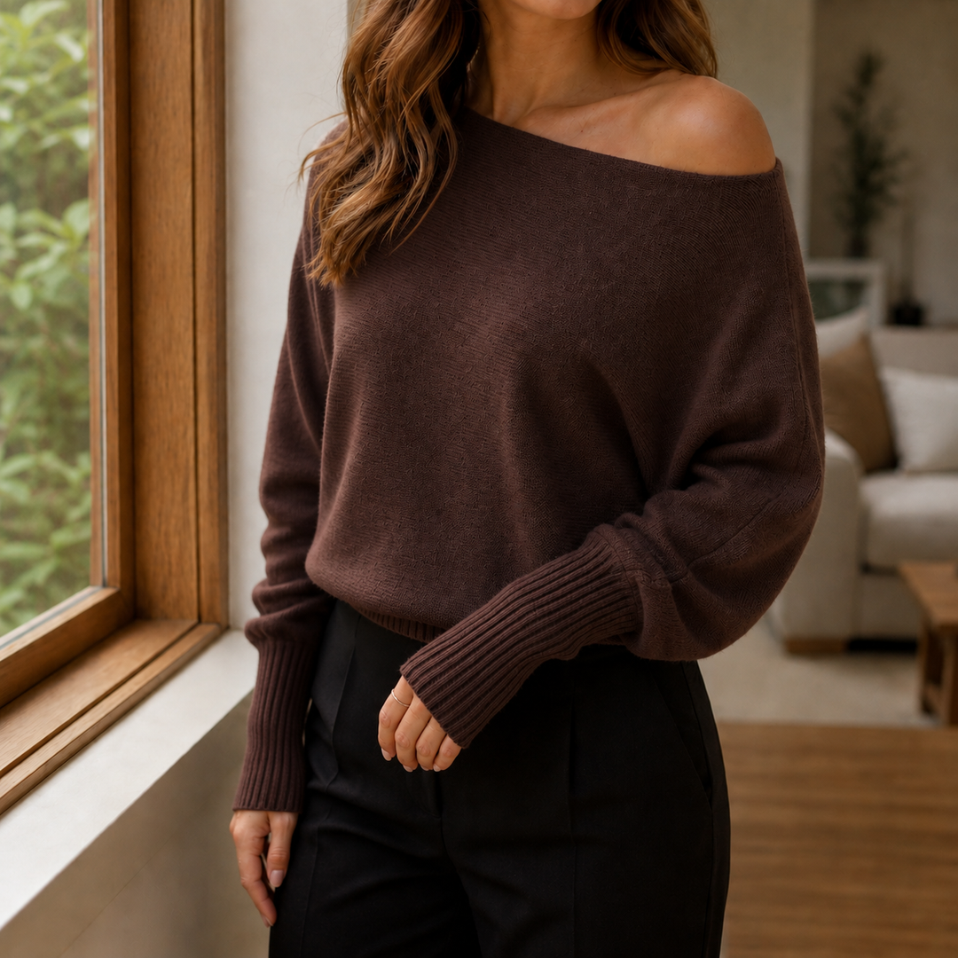 Astrid-Rose Asymmetric Sweater