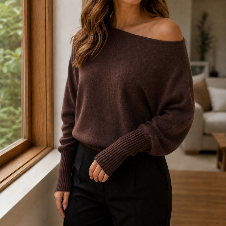 Astrid-Rose Asymmetric Sweater