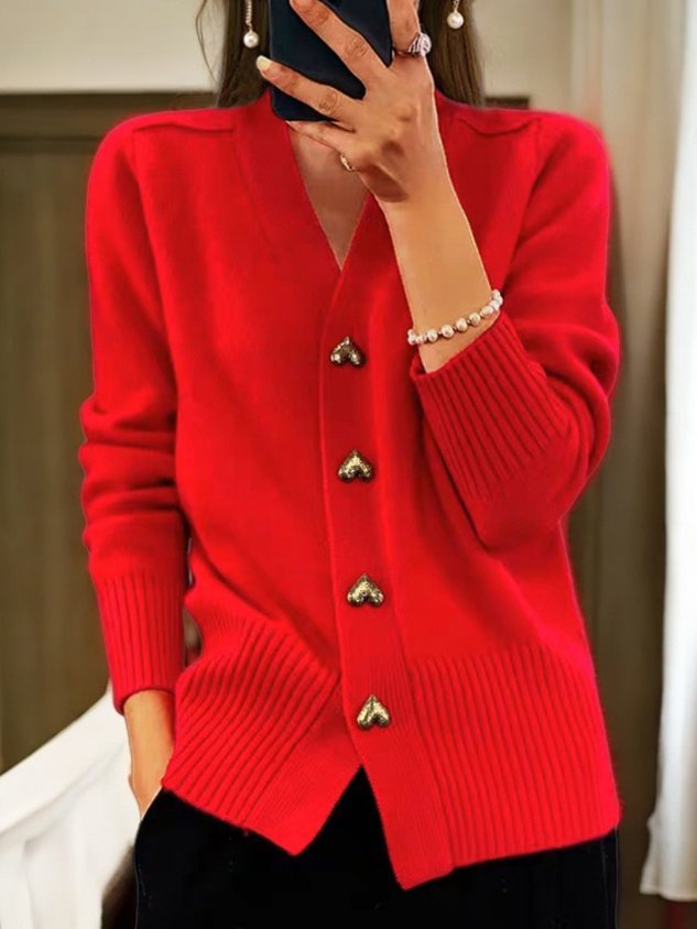 Women's Warm Wool Cardigan